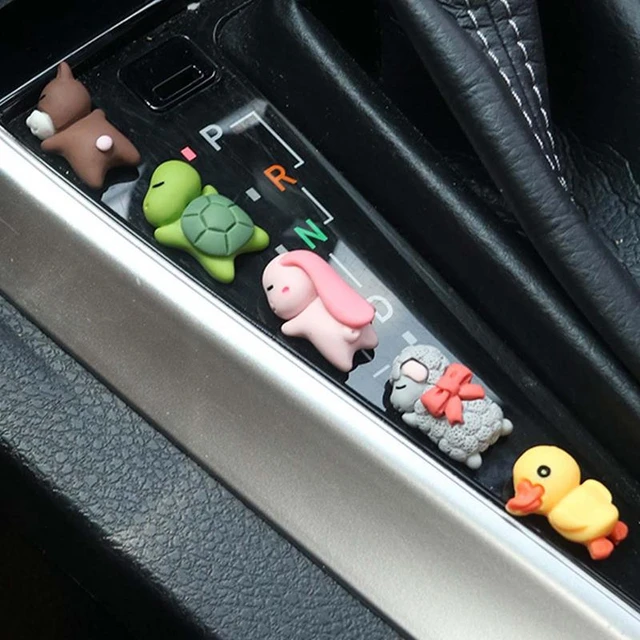 Dashboard Ornament Car Interior Sticky Mini Animal Figurine