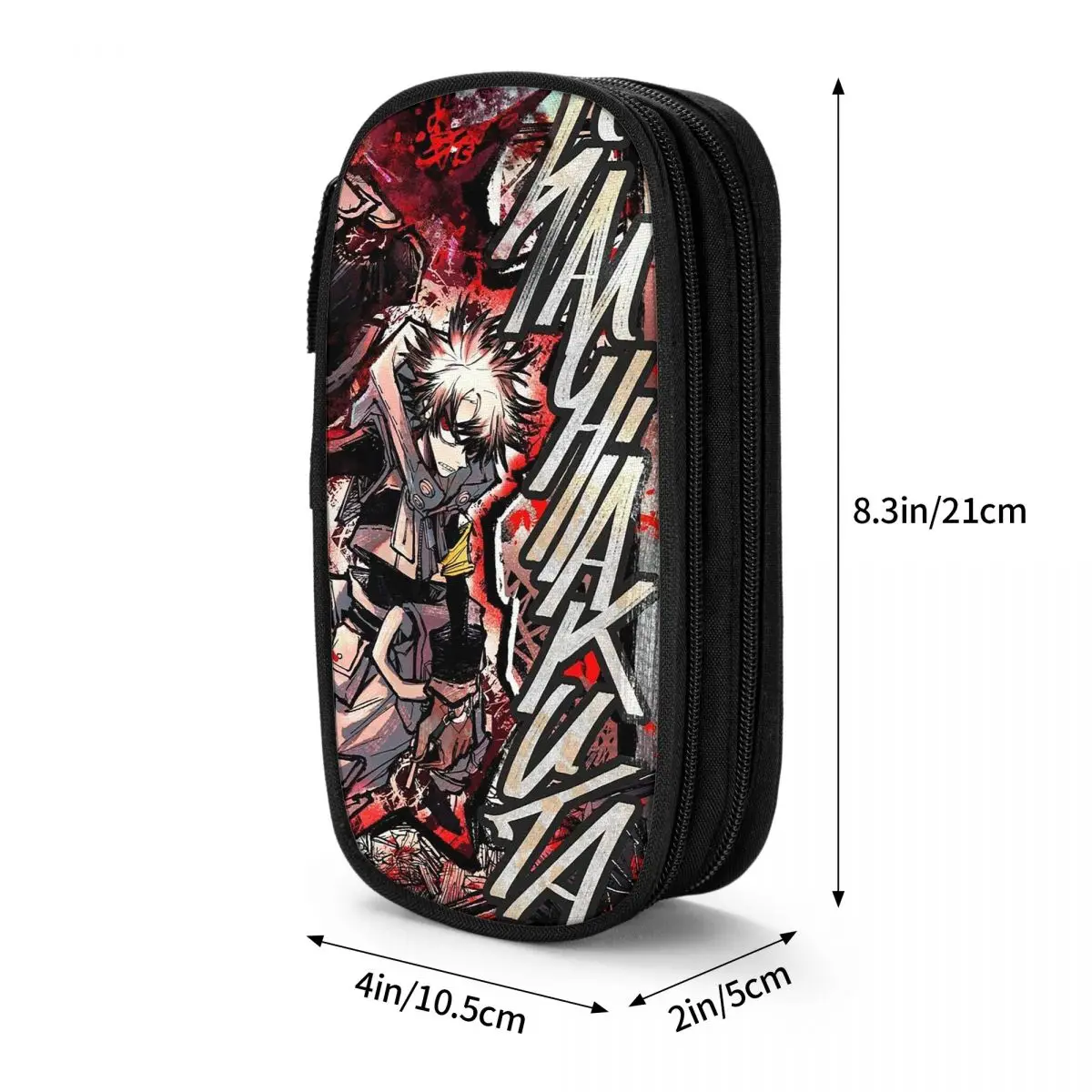 Rudo Surebrec Gachiakuta 소년 소녀를위한 애니메이션 연필 케이스 학교 펜 상자 연필 가방 문구 용품 펜 홀더 가방