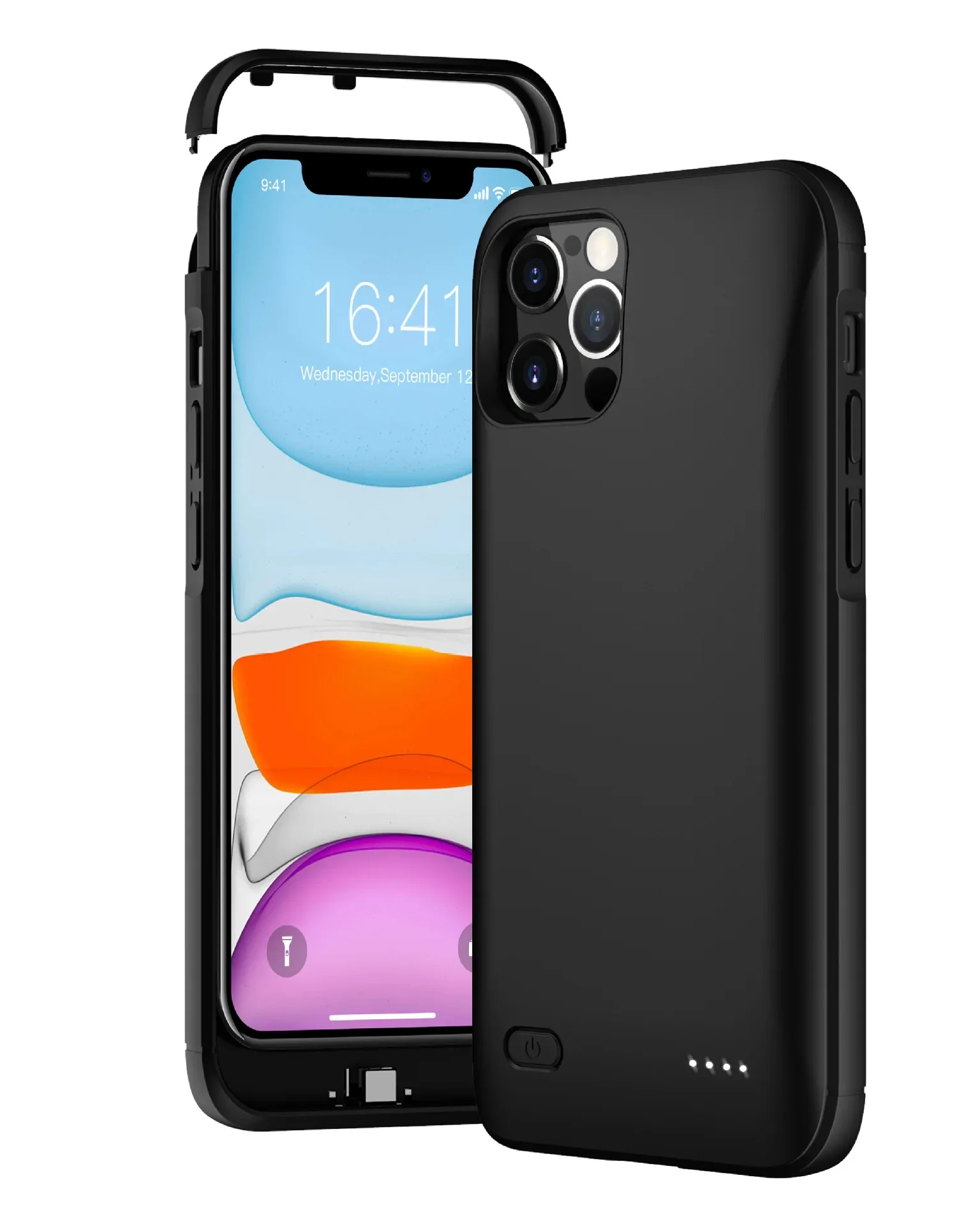 

10000mah Power Case for IPhone 13 Pro Max Battery Case Power Bank Charging Cover for IPhone 13 Mini Slim Battery Charger Case