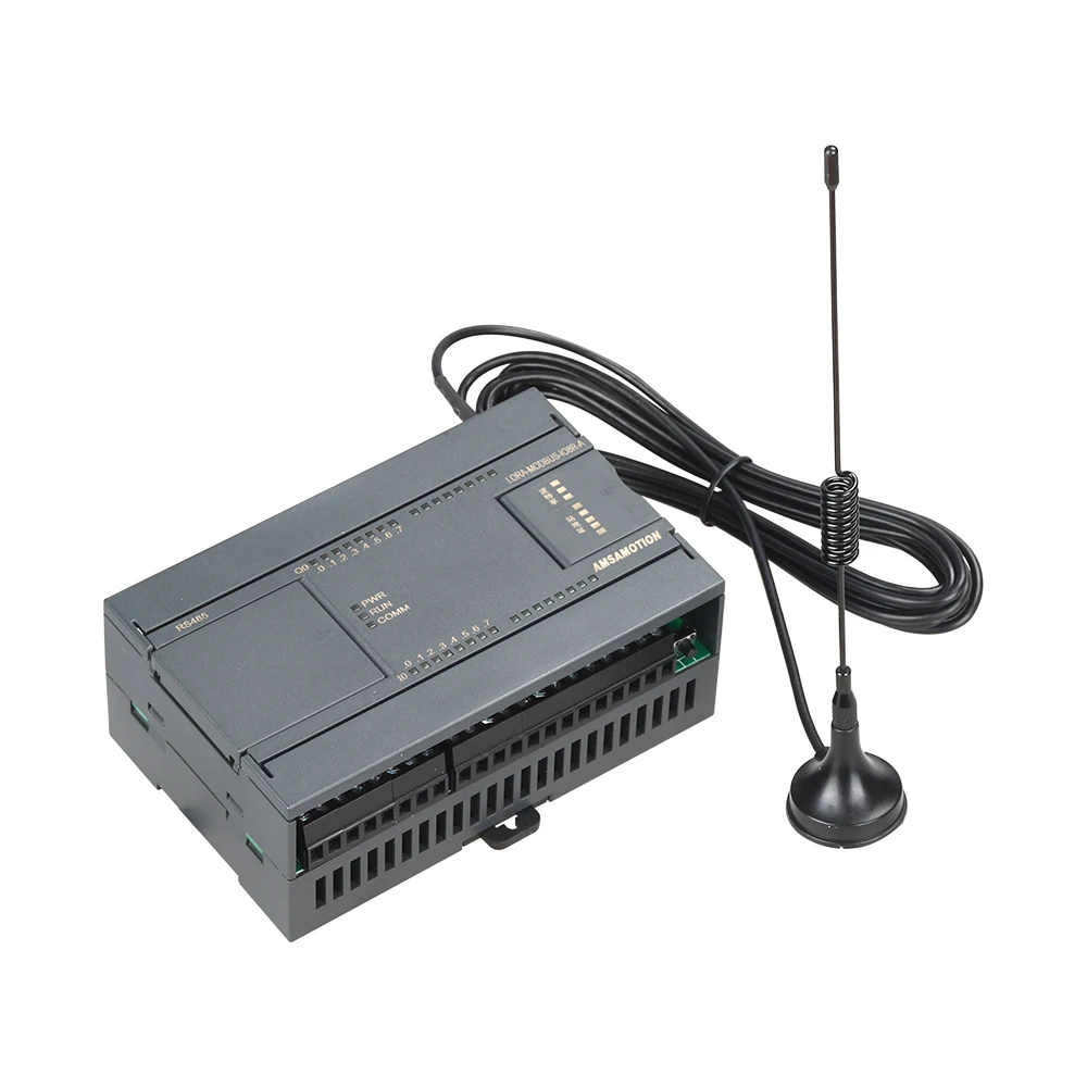 LORA-MODBUS-IO8R-A 무선 LORA MODUBUS 모듈 원격 제어 투명 전송 통신 디지털 8I8O 아날로그 6I1O