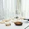 Dia15cm 18cm Wedding Glass Crafts Domes Tent Wholesale Glass Cover Dome Roofing Flower Jar Glass Display Dome House 4