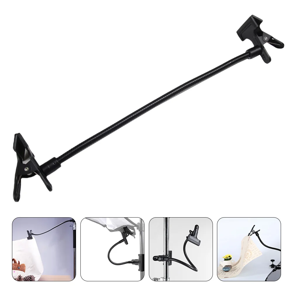Photography Background Clamp Flexible Gooseneck Background Clamp Durable Metal Clamp for Photography Accessories and Shooting Props