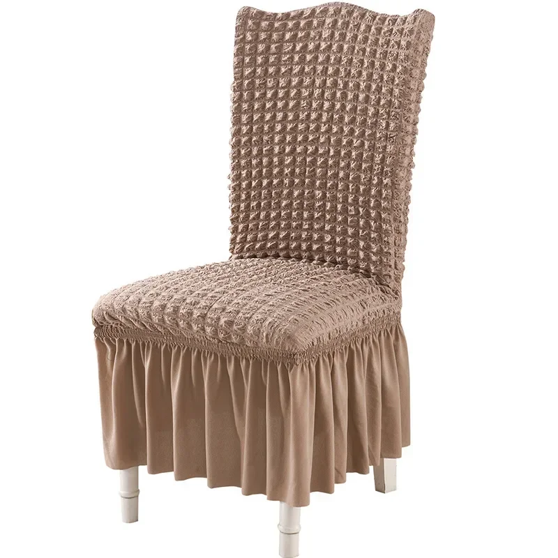 Puff Wedding Chair Cover Banquet Luxury Cover for Chairs Spandex Elasticity Stretch High Back Chair Case Protect 2023 4