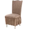 Puff Wedding Chair Cover Banquet Luxury Cover for Chairs Spandex Elasticity Stretch High Back Chair Case Protect 2023 4