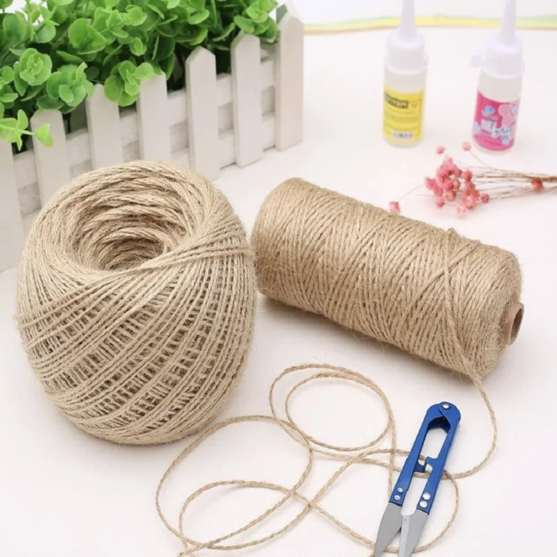 Natural Cotton Macrame Rope - 5mm Thick 100 Meters Soft Twisted Craft Cord