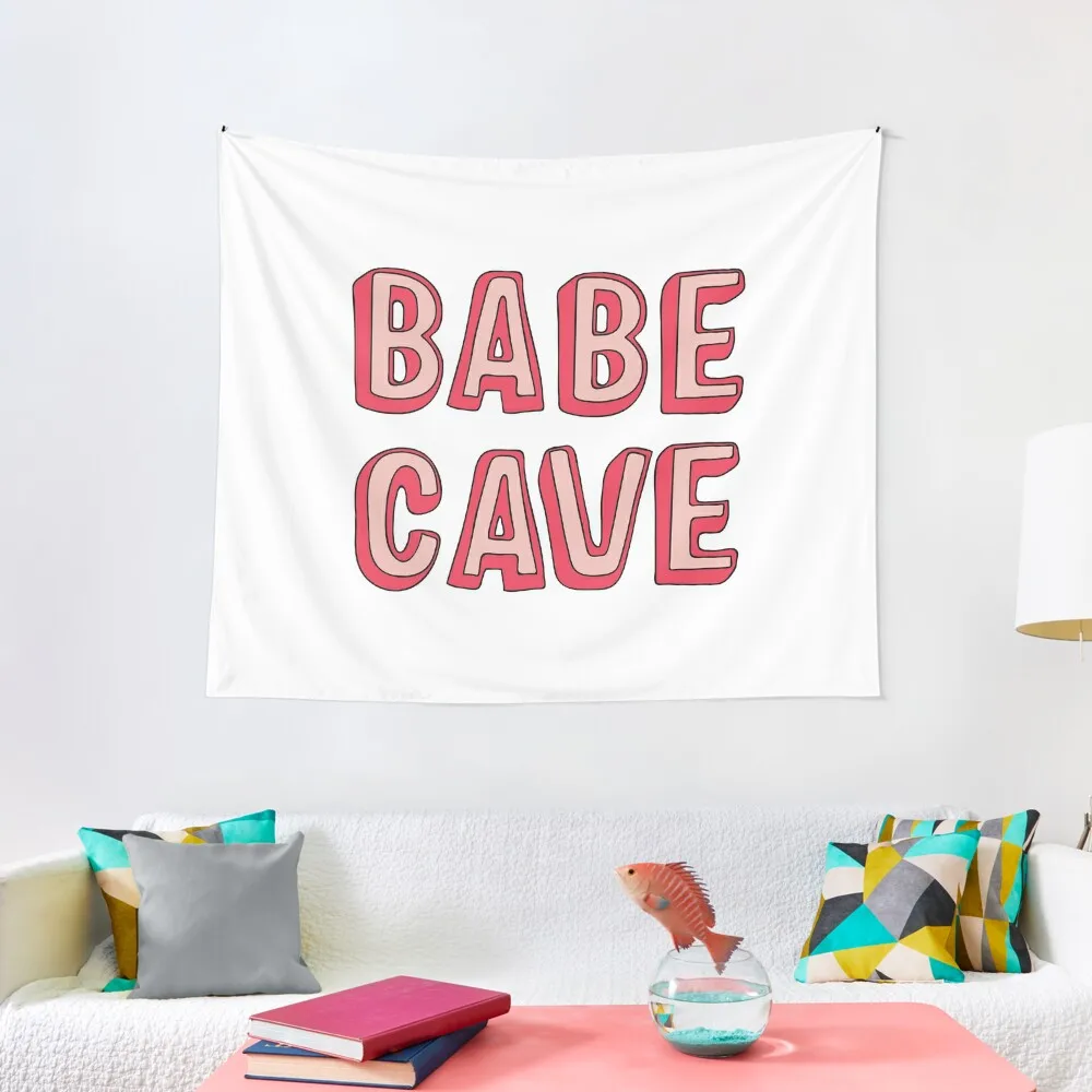 

Babe Cave Tapestry room decor for girls wall mural room aesthetic decor