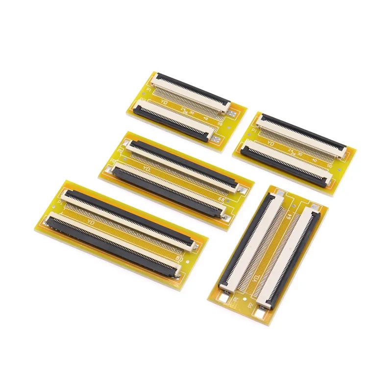 FFC/FPC 유연한 케이블 익스텐션 보드 어댑터, 0.5mm 피치, 4P, 8, 10, 12, 14, 16, 20, 24, 30, 40, 50, 60, 64 핀, 2 개