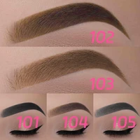 Crayon à sourcils 2 en 1, cosmétiques professionnels, maquillage pour femmes, 5 couleurs, brosse de tatouage de sourcils étanche, stylo à sourcils longue durée 5