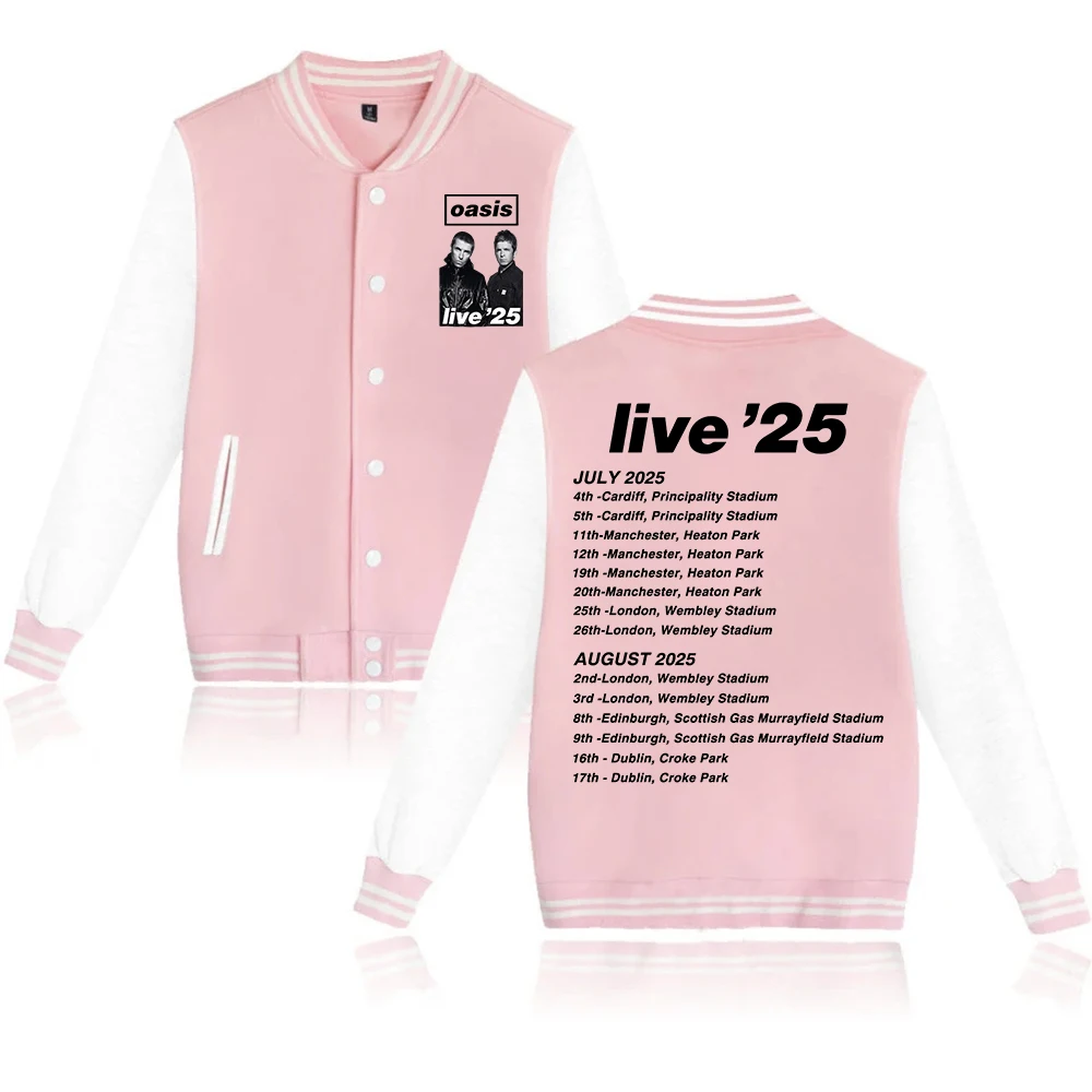ミュージシャン Oasis Live '25 Logo Harrington Jacket Oasis Live 25