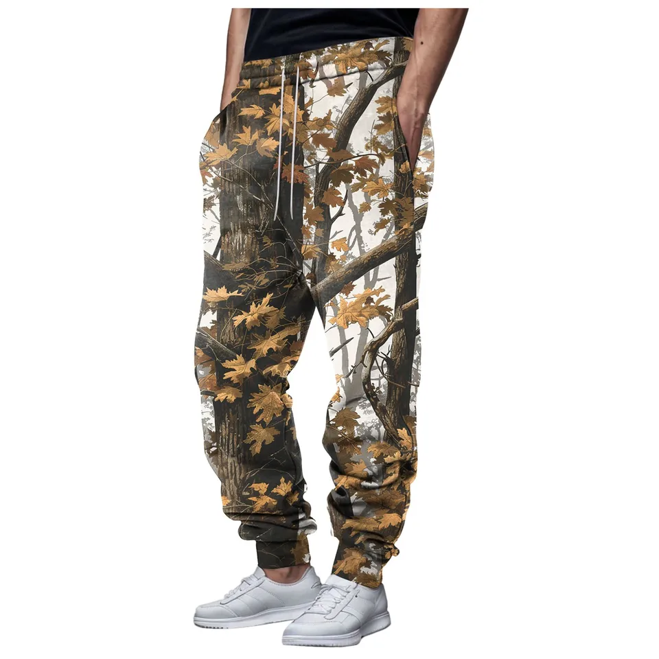 Mens Slim Fit Cargo Workout Pants