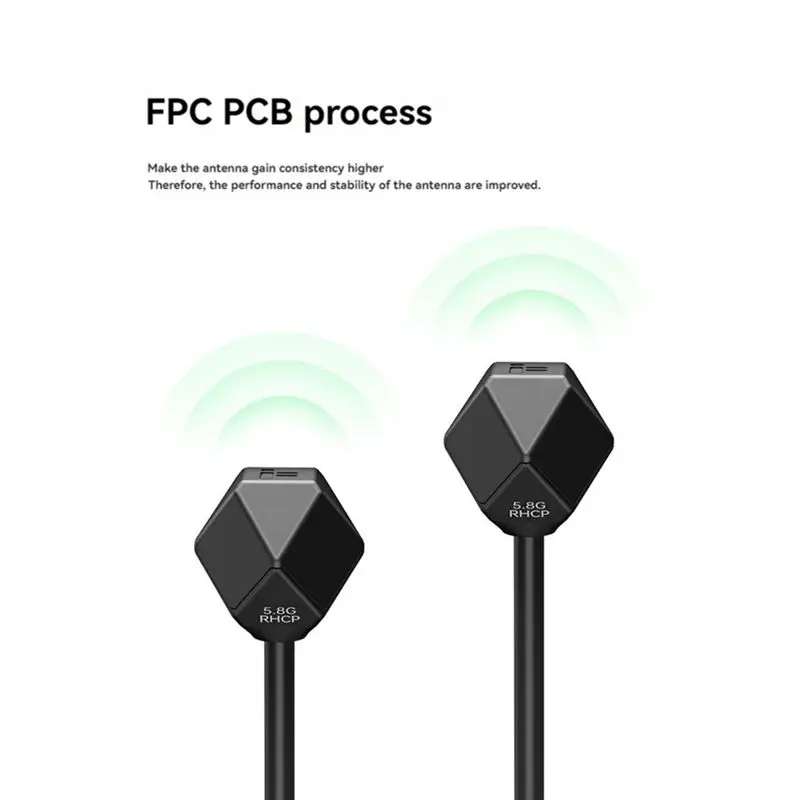 신제품 5.8GHz 2.4dBi FPV 안테나 SMA 60mm 안테나 LHCP/RHCP FPV 레이싱 드론 액세서리 부품