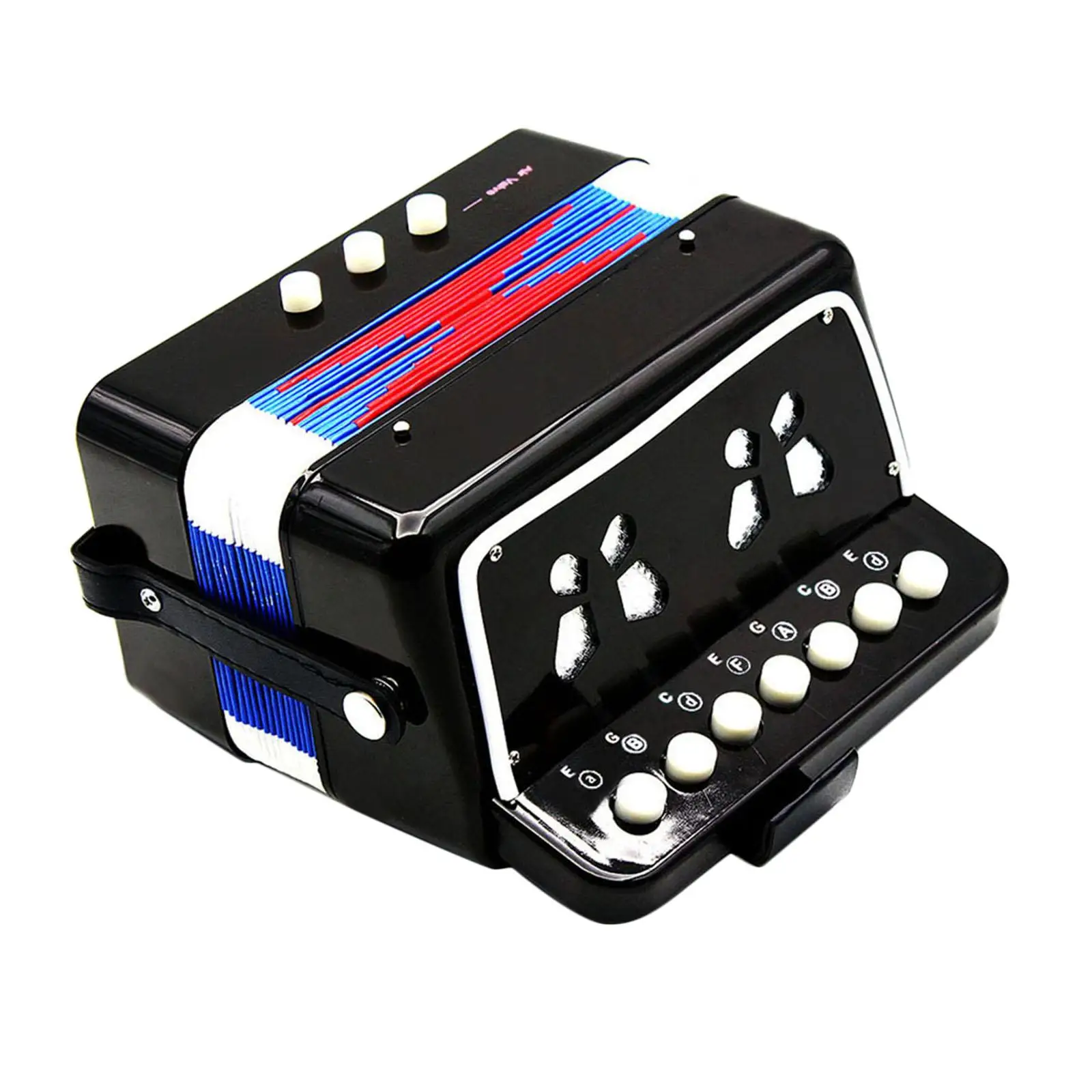 17 Keys 2 Bass Kids Accordion Musical Instrument Button Accordion Valentines Gifts for Kids Ages 3 5 9 7 10 12 Birthday Gift