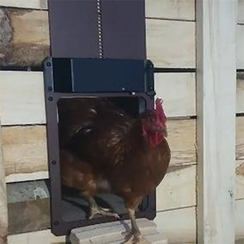 Chicken Coop Door Light-sensitive Automatic Chicken House Door High Quality And Practical Pets Dog Cages Automatic