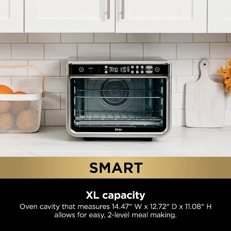 Ninja DT251 Foodi 10-in-1 Smart XL Air Fry Oven, Bake, Broil,Toast, Roast,Digital Toaster,Thermometer,True Surround Convection 5