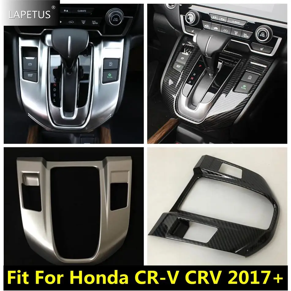 

Car Accessories Center Control Gear Shift Panel Frame Decoration Panel Cover Trim For Honda CR-V CRV 2017 - 2020 Carbon Fiber