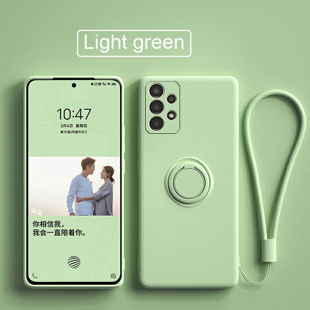 Square Silicon Phone Case For Samsung A23 4G On Cover Samsung Galaxy A23 a 23 SM-A235F Original Camera Protective Back Case