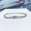 Trendy Beehive Tennis Bracelet 925 Sterling Silver Full 5A Zircon Sparking Jewelry for Women Lady Party Birthday Gift 2