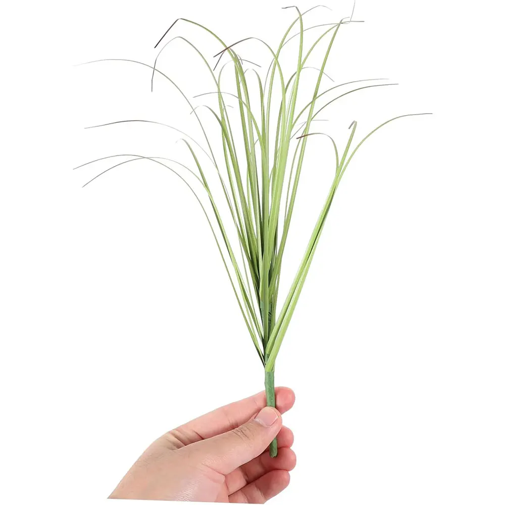 5Pcs Artificial Onion Grass Fake Greenery For DIY Wedding Venue Home Decor Potted Ornament Fake Plant Outdoor Garden Decoration