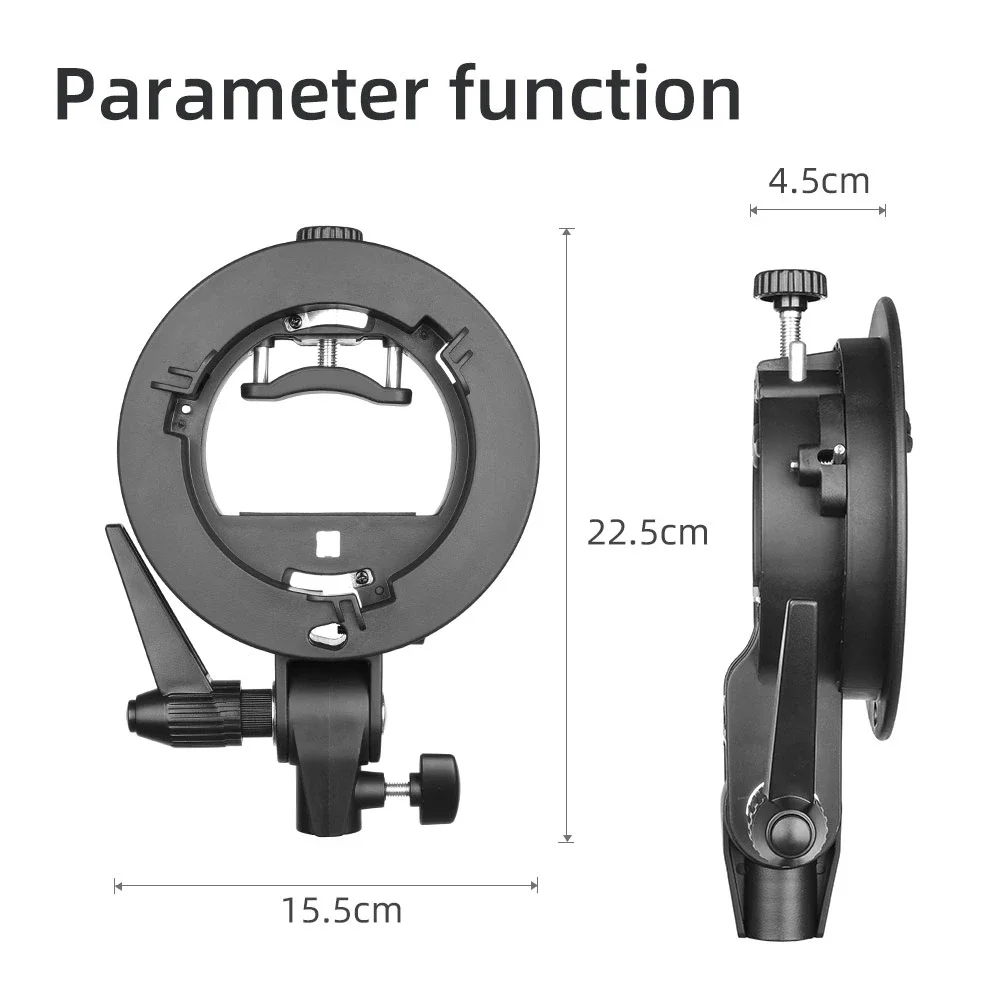 40x40 50x50 60x60 80x80cm Foldable Photography Softbox with S1 S-Type Bracket Honeycomb Grid Bowens Mount Flash Bracket