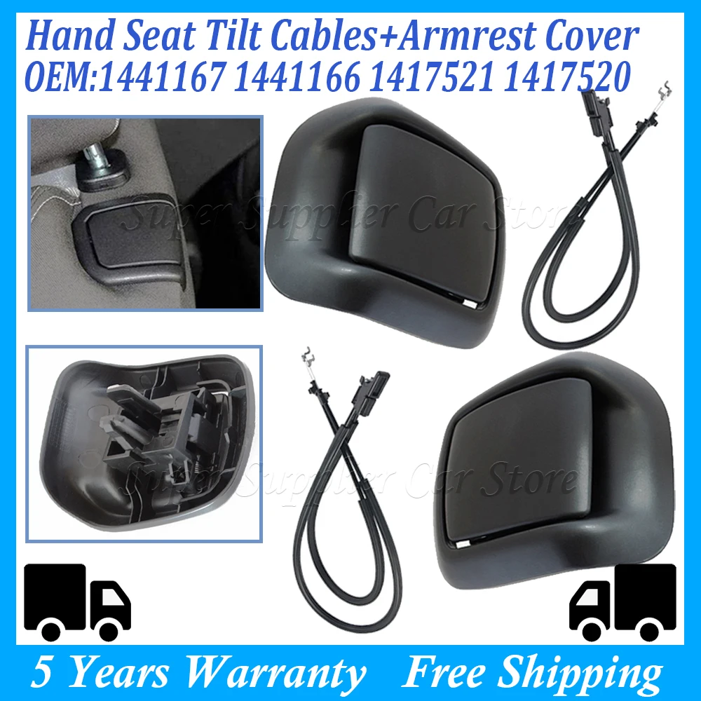 TAKPART Sitzneigungskabel Für Ford Fiesta MK6 2001-2008 - Rechts Vorne