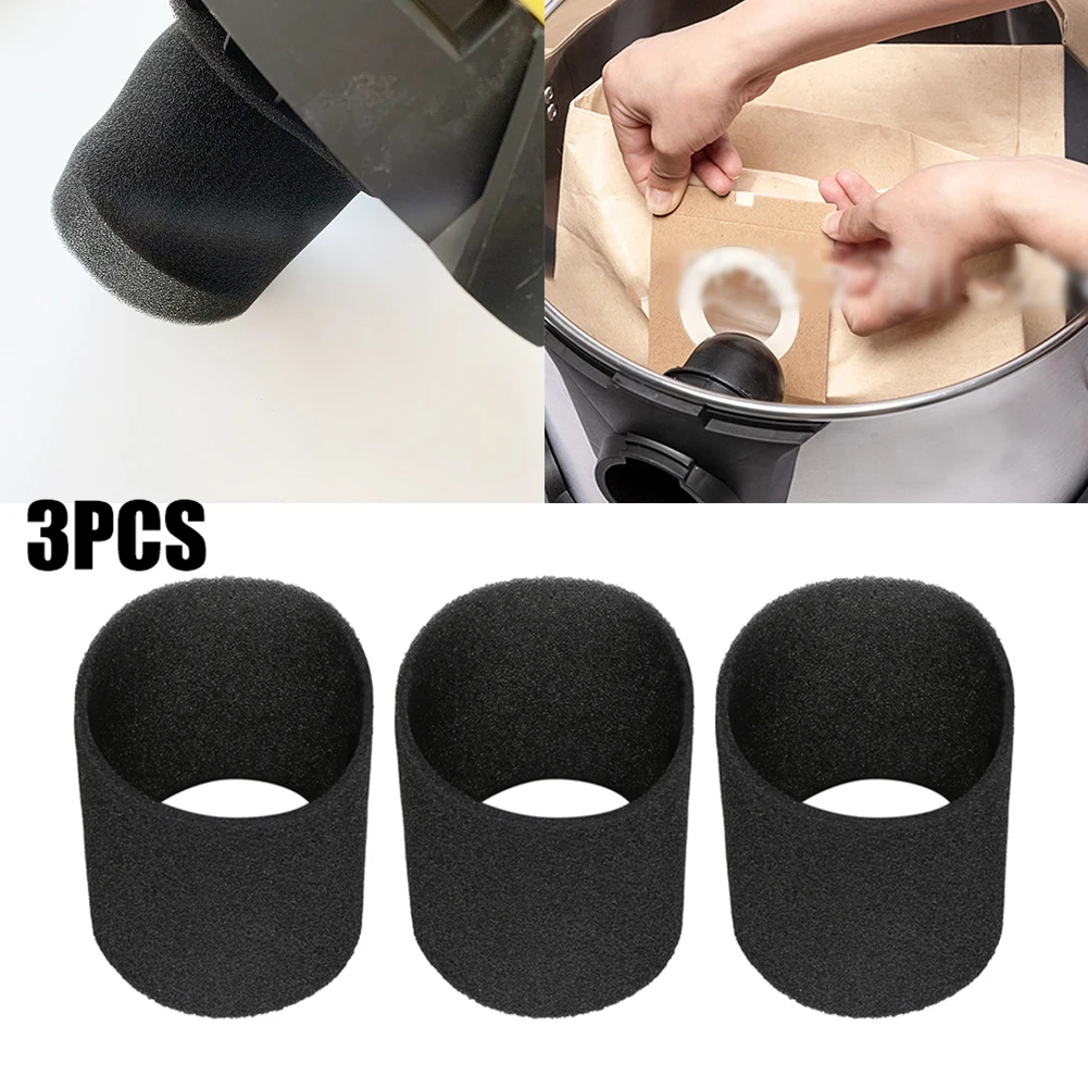 Filtro In Schiuma 3 Pezzi Per Aspirapolvere Einhell Wet And Dry Tc-Vc1820 Tc-Vc1820Sa Tc-Vc1812S Tc-Vc1815Bt Vc1250