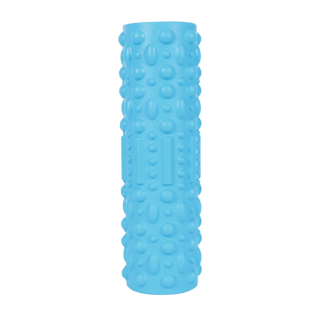

Yoga Foam Massage Leg Roller Yoga Abdominal Single Roller Wheel Set Blue Vibrating 4 Speed