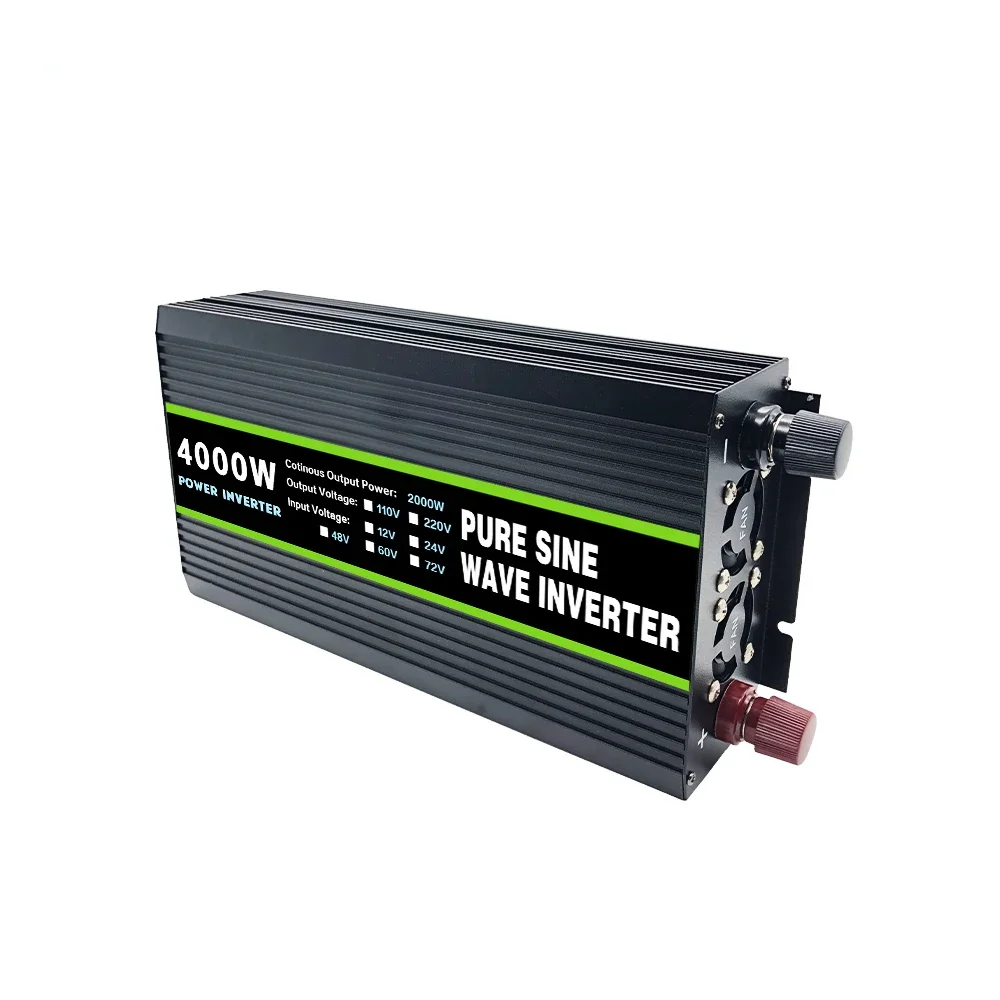 

Cheap Price Power Inverter 4000w 12V 24V 48V 60V To 220V Dc To Ac Converter Invert Pure Sine Wave