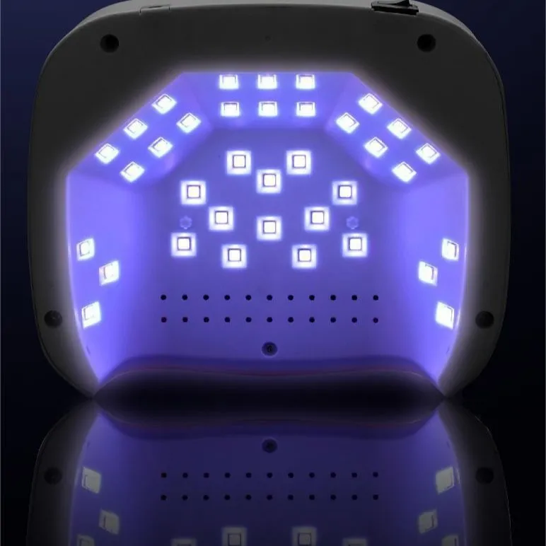 36LED 충전식 UV LED 네일 램프 전문가용 무선 젤 폴리쉬 건조 라이트 (내장 배터리 포함) 매니큐어 네일아트용