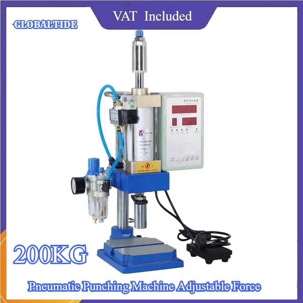 Neue Einspaltige Pneumatische Presse JNA63 Pneumatische Stanzmaschine Kleine Einstellbare Kraft 200KG Pneumatischer Stanzer 1 Stück