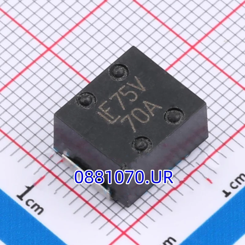 

Новый и оригинальный 0881070.UR поверхностный монтаж SMD Fuses 75VDC 70A .74ohms 881 NANO2