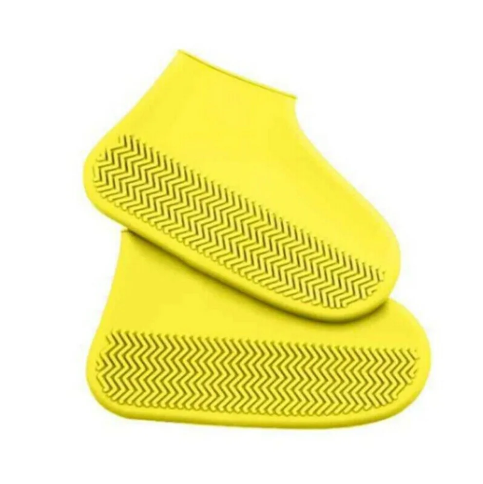 Silicone Waterproof Reusable Anti-Slip Rain Shoe Protector Overshoes