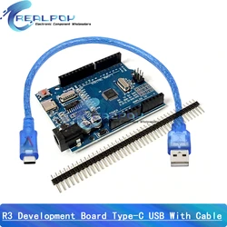 Advanced R3 Development Board with SMD Chip and USB Connectivity (PU Type - C Cable)