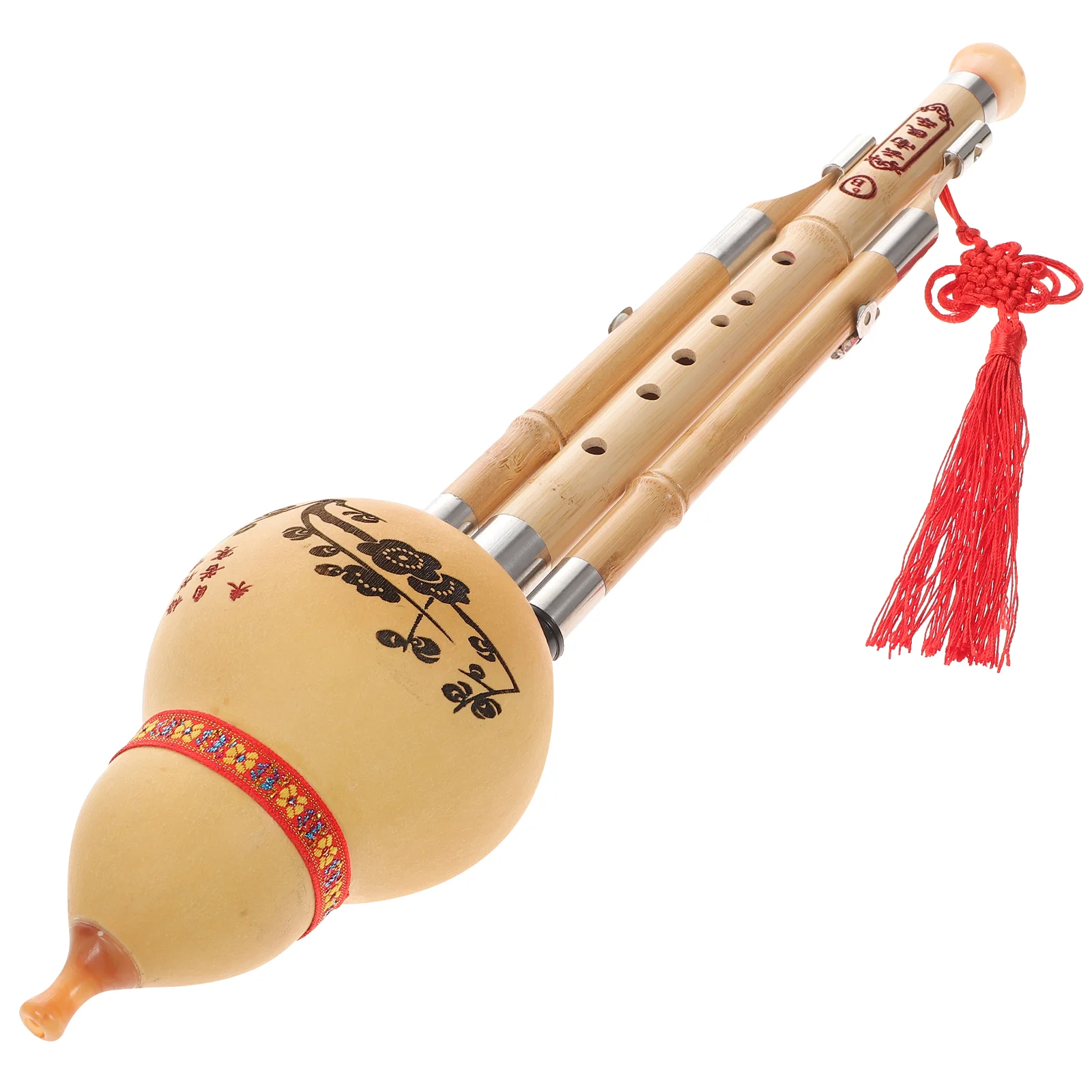 Hulusi Flute Key Musical Instrument Chinese Gourd Cucurbit Bamboo