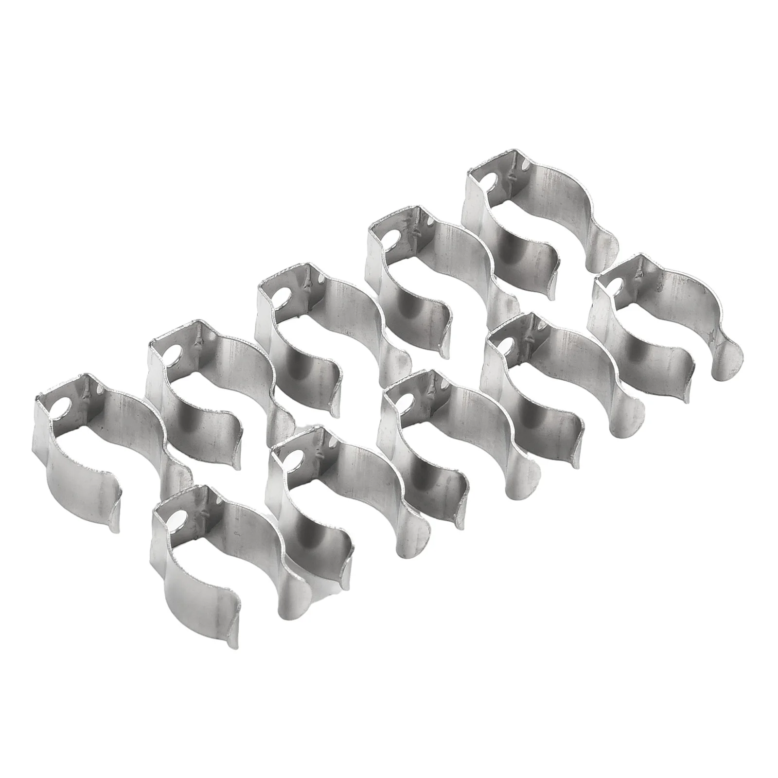 10pcs Spring Terry Clips Stainless Steel Narrow Base Tools 6mm-28mm Heavy Duty Tools Storage Hangers For Garages Sheds Hardwares