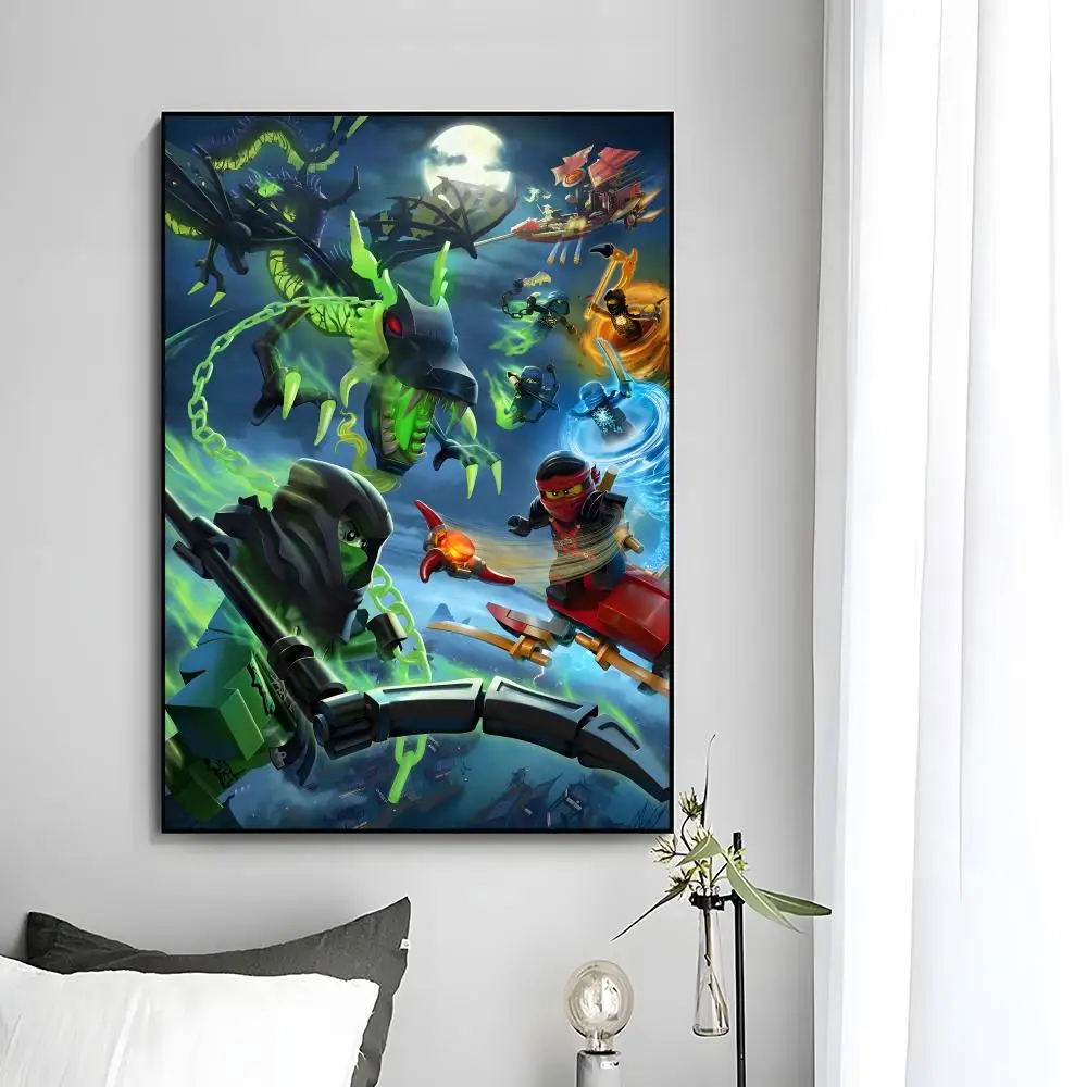 Adventurous Ninjago Poster Wall Art Print - Decorative Mural Home Decor Gift (Unframed)