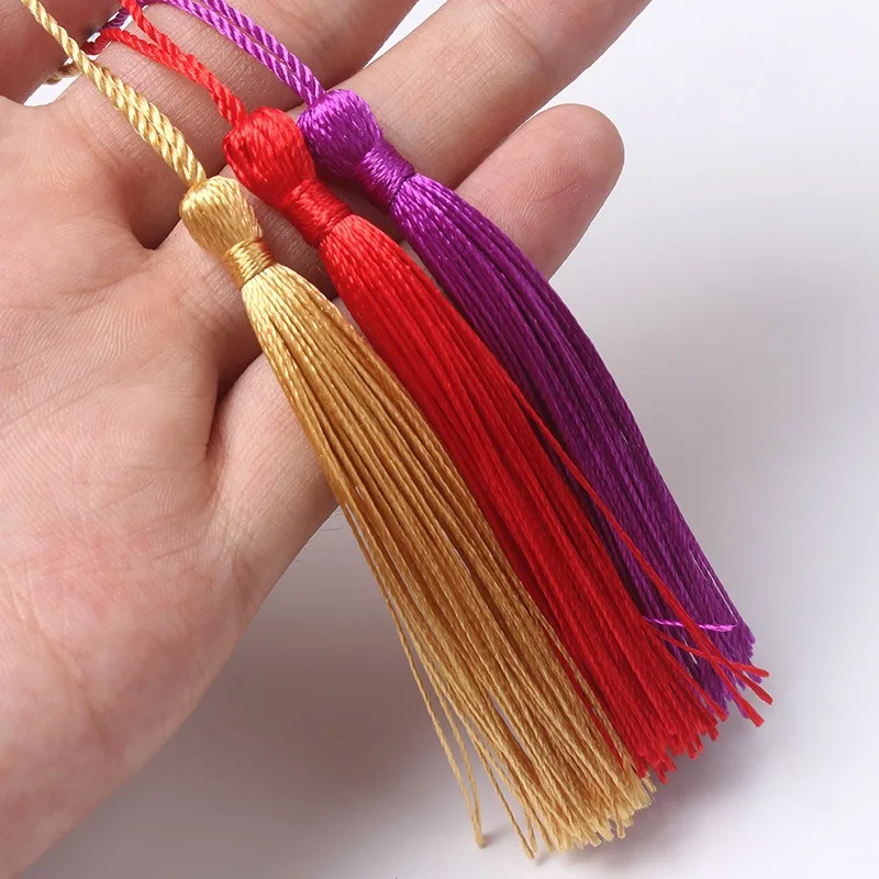 100pcs Multicolor Bookmark Tassels Fringe Brush Handmade Soft Mini Tassels  with Loops for DIY Crafts Earrings Jewelry Making - AliExpress