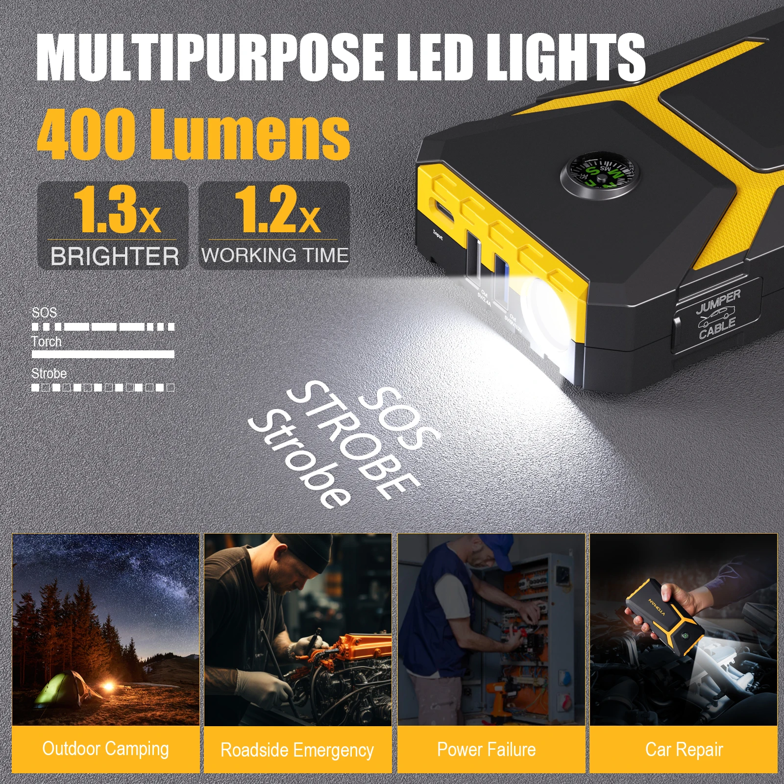 V6 Pro Car Jump Starter 5