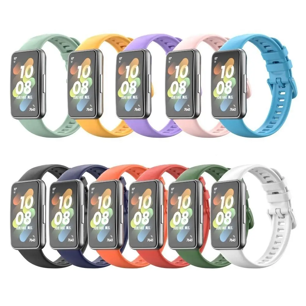 FTRONGRT Cinturino Compatibile con Huawei Band 7 NFC, Silicone
