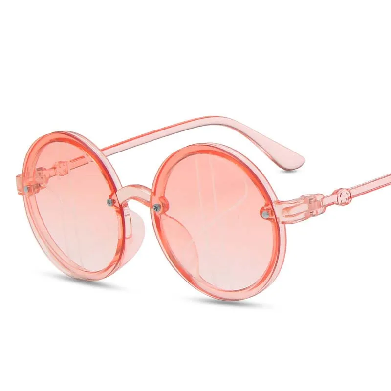 sunglasses for women Round Creativity Child Sunglasses Children Gradient Lovely Eyewear Boys/Girls 2022 Glasses Kids Vintage Lentes De Sol Mujer sunglasses for women