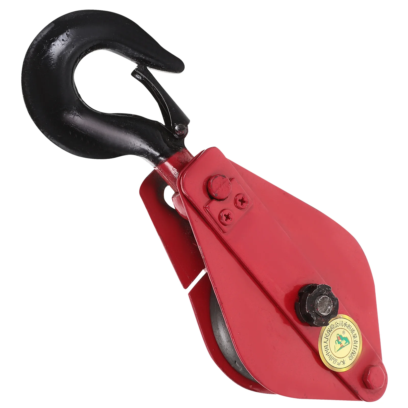 

Lifting Block Wire Rope Crane Pulley Metal Single Swivel Roller Hanging Towing Wheel Cable Heavy Duty
