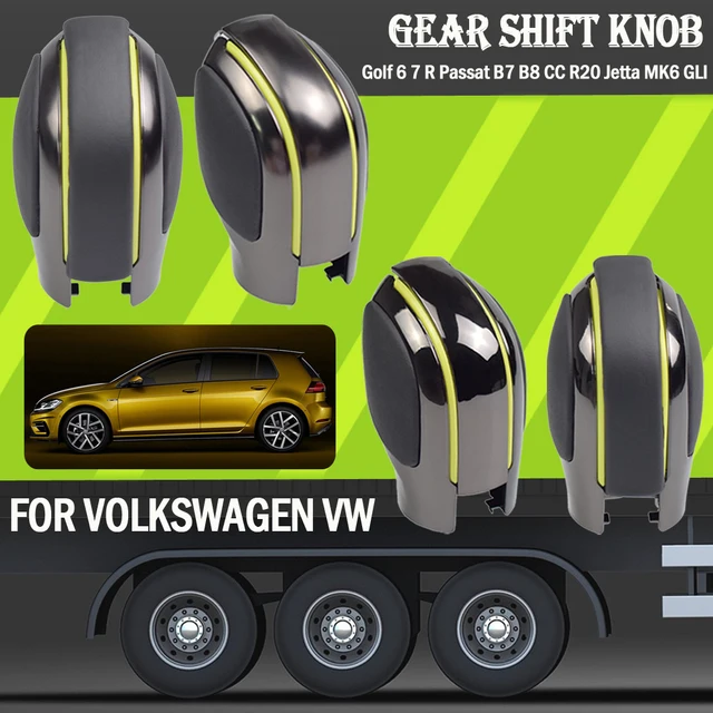 Schaltknauf Kopf Kappe Abdeckung Carbon Faser Aufkleber Für VW Golf 7,5 MK7  Beetle Magotan B8 Passat CC LHD auto - AliExpress