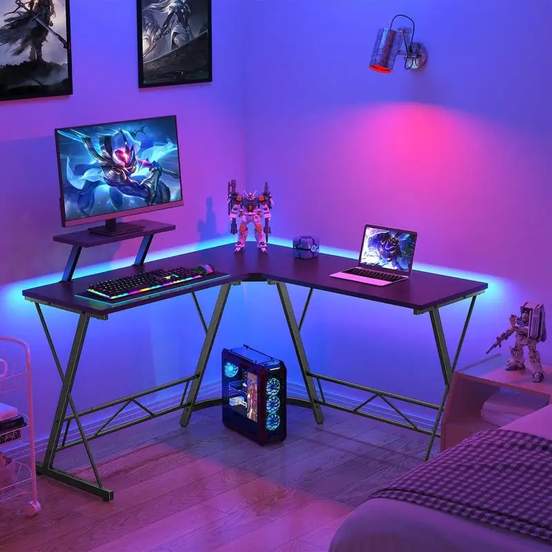Computer Desk Gaming Furniture Gamer Desk L Shaped 1