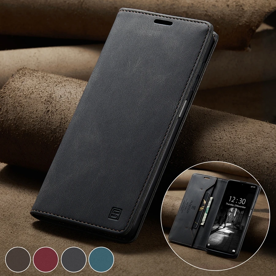 Wallet Anti-theft Brush Leather Case For Xiaomi Redmi Note 11 11S 11 Pro 10 10S 10 Pro Max 9S 9 Pro 8 Pro Mi 10T 11 Lite 11T