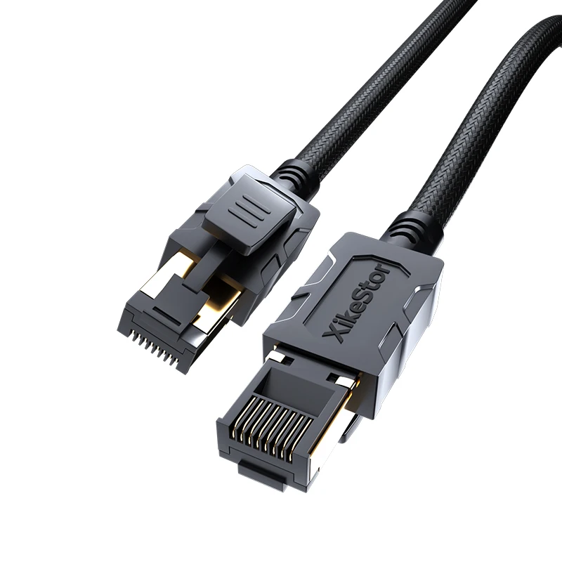 Xike 10G CAT 7 이더넷 케이블 안정적인 전송 10Gbps 고속 30AWG 차폐 이더넷 RJ45 네트워크 케이블 1.5m, 3m, 5m, 8m