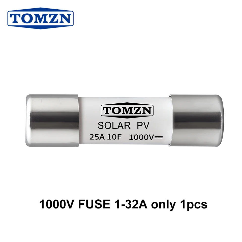 Solar System Protection 10x38mm Solar PV Fuses - 1000V DC 6A Solar ...