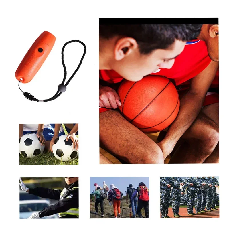 3 Tone Decibel Electronic Football Referee Whistle Outdoor Survival whistle Command Post Electronic Whistle