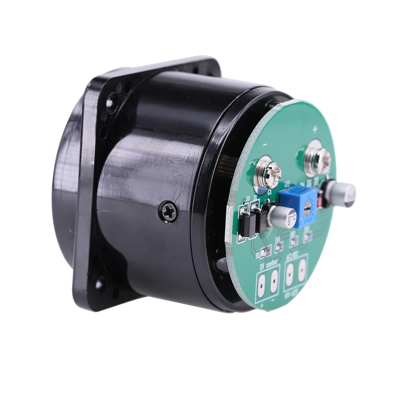 드라이버 보드가있는 2PCS VU 미터 오디오 레벨 표시기 AC/DC 6-12V 45mm 패널 VU 미터 500VU LED 백라이트 오디오 레벨 앰프