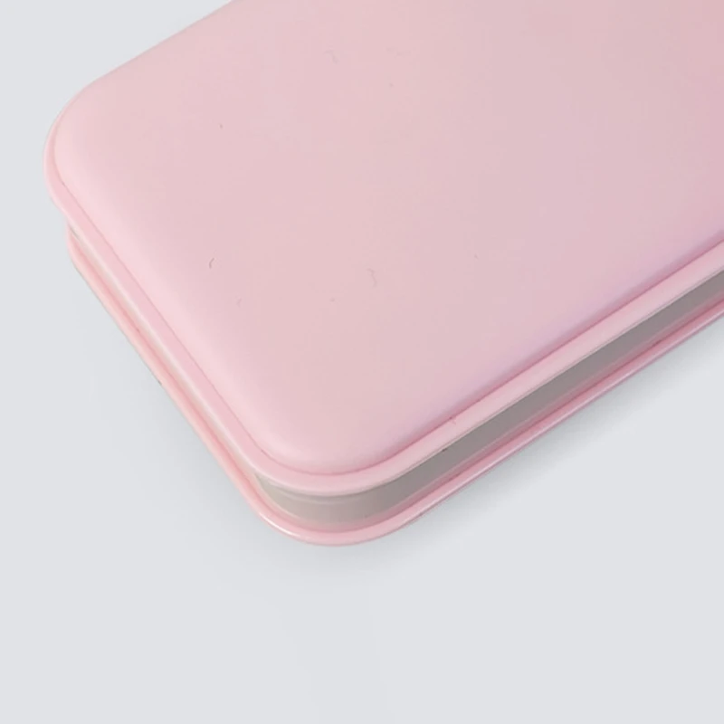 M17f Colorful Plastic Pencil Boxes Macaron Pencil Boxes For School Crayon Marker Organizer Boxes