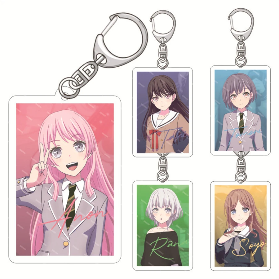 

Hot Anime BanG Dream! It's MyGO Figures Takamatsu Tomori Chihaya Anon Cosplay Acrylic Keychains Fans Birthday Gifts