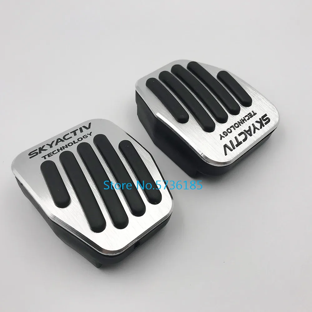 Car Fuel Foot Pedal Brake Pedal Cover For Mazda 2 3 BL BM 6 GH GJ CX-5 CX5 CX 5 CX3 CX7 CX9 2015 Accessories pedal cover